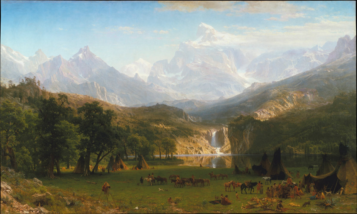 Bierstadt, The Rocky Mountains, Lander's Peak, original reproduction