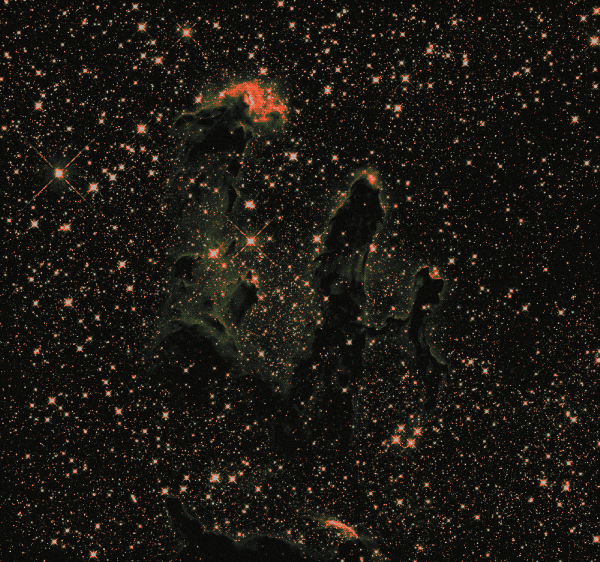 Pillars of Creation, Nous, cream statement field